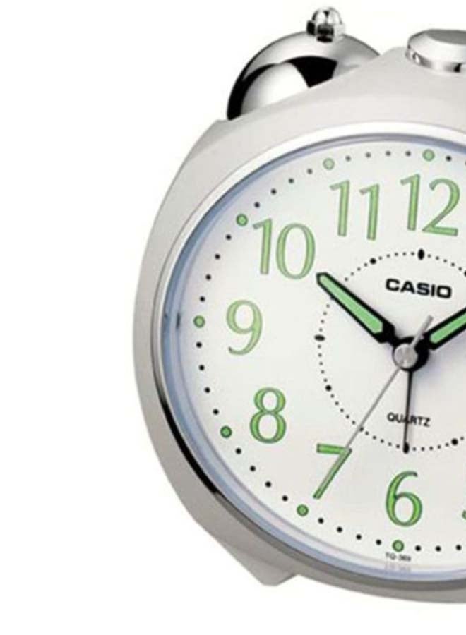 CASIO - Table Analog Alarm Clock White/Green 116 cm x 130 cm x 90cm - Image 1