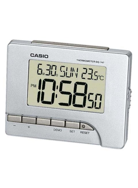 Table Digital Alarm Clock Silver