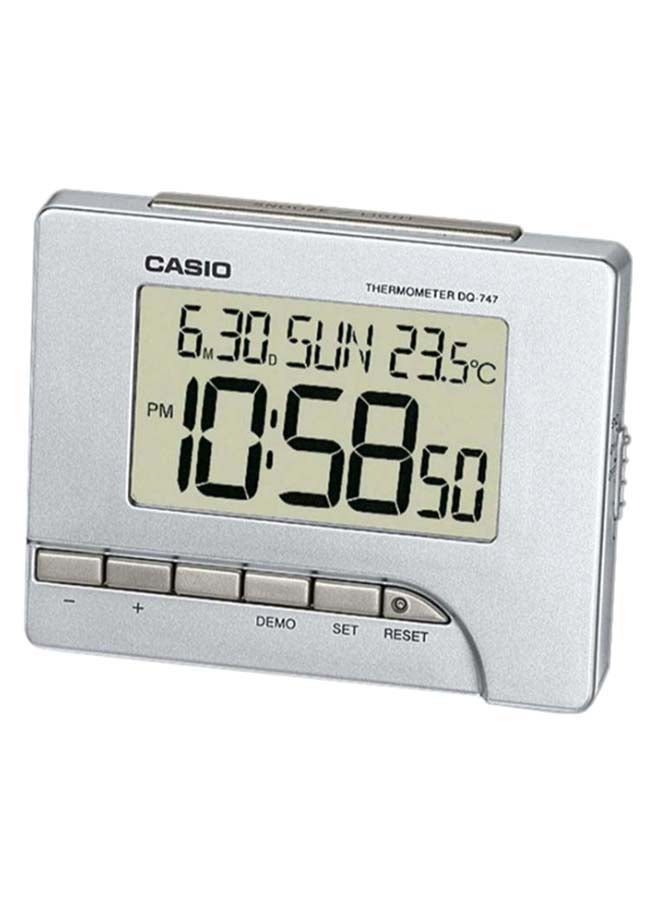 CASIO - Table Digital Alarm Clock Silver - Image 1