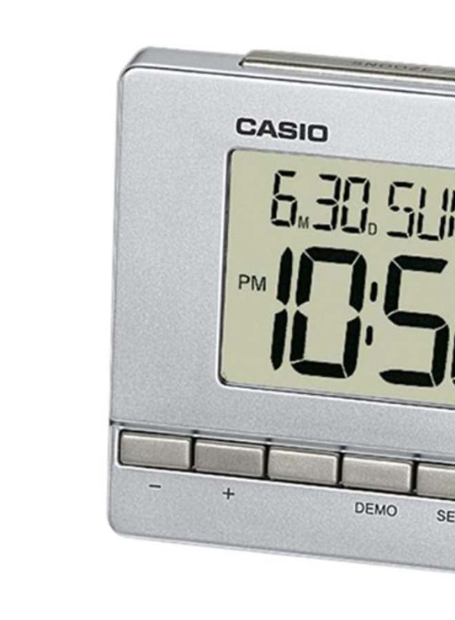 CASIO - Table Digital Alarm Clock Silver - Image 1