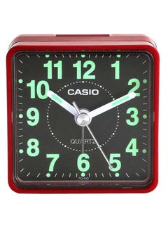 CASIO Square Shape Analog Alarm Clock Red 24.6 x 24.6 x 3.7cm  - Image 1