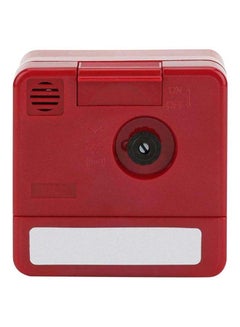 CASIO Square Shape Analog Alarm Clock Red 24.6 x 24.6 x 3.7cm  - Image 2