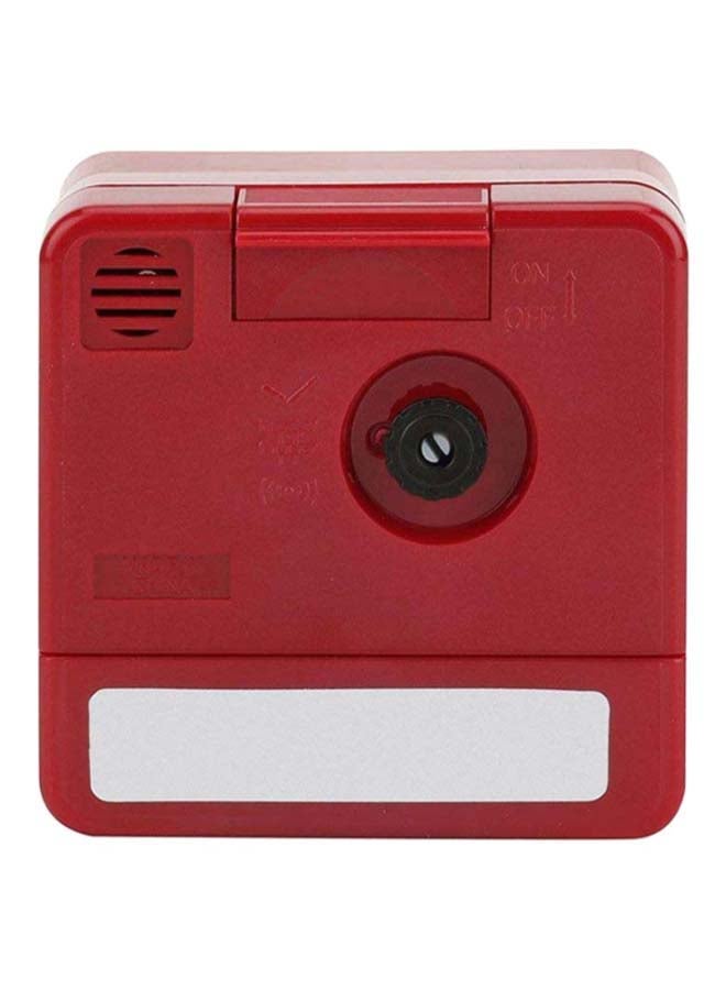 CASIO Square Shape Analog Alarm Clock Red 24.6 x 24.6 x 3.7cm  - Image 2