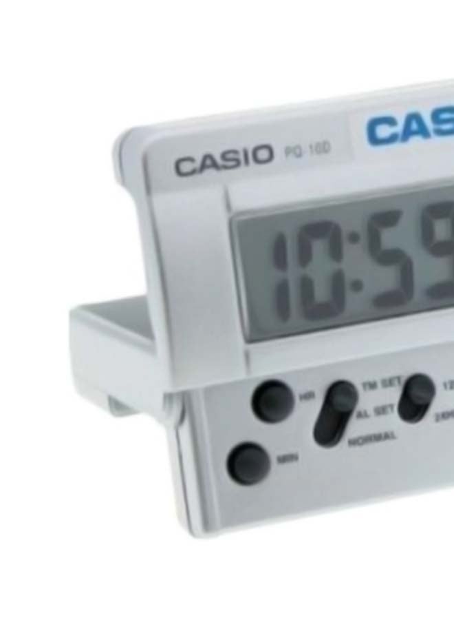 CASIO Table Digital Alarm Clock With LED Light White - Image 2