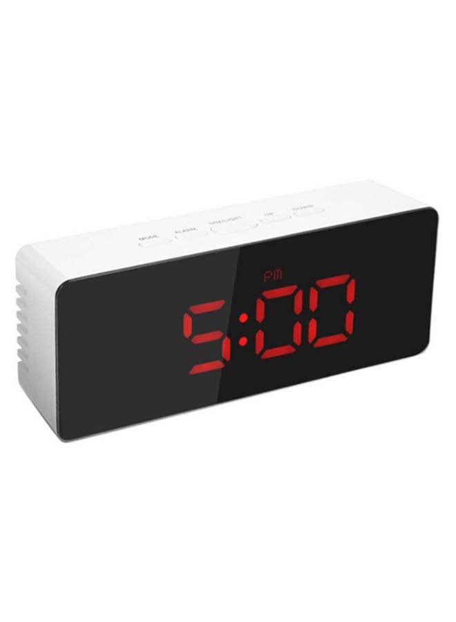 Decdeal - Multi-Functional LED Digital Alarm Clock White - Image 1