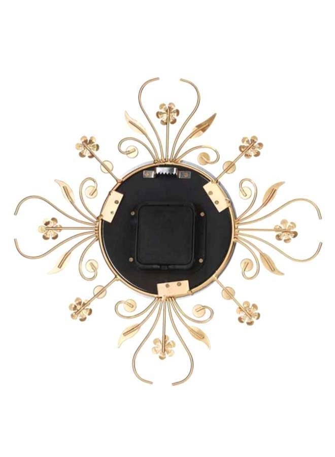 شاربدو ساعة حائط للزينة بتصميم عصري مثقب ذهبي - Image 2