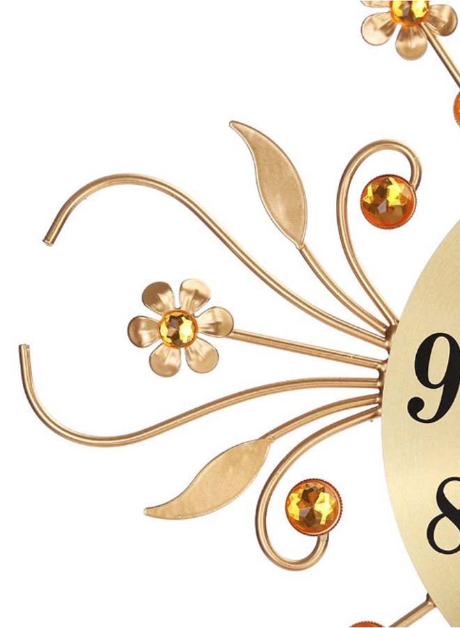 شاربدو ساعة حائط للزينة بتصميم عصري مثقب ذهبي - Image 5