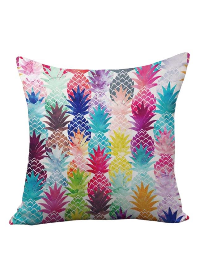 شاربدو غطاء وسادة للزينة مزين بطبعة متعدد الألوان 45 x 45سم