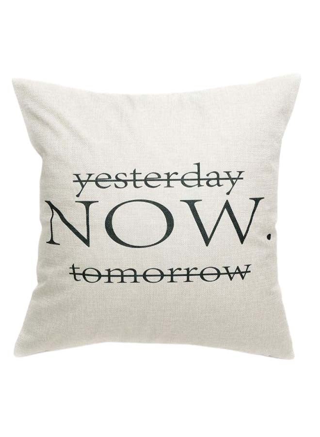 Sharpdo Decorative Printed Pillowcase White/Black 45 x 45cm - Image 1