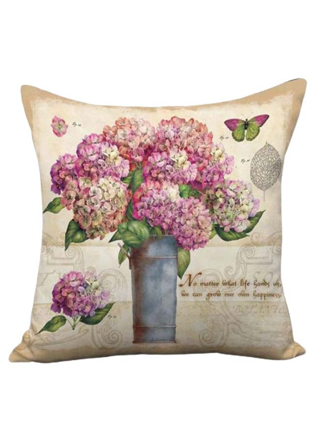 Sharpdo Decorative Printed Pillowcase Multicolour 45 x 45cm