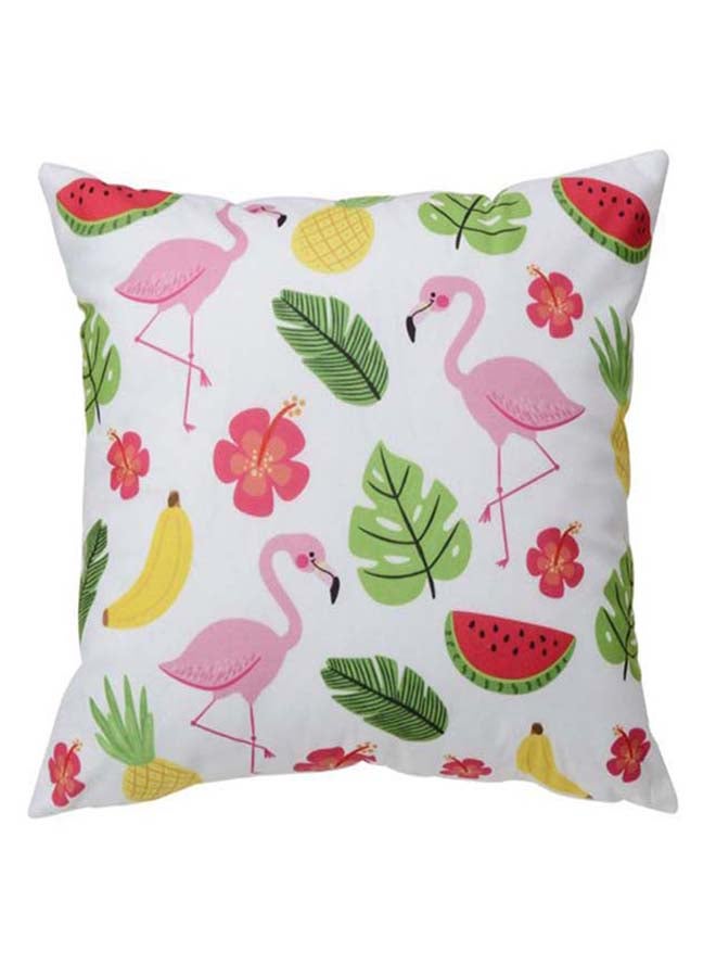 شاربدو غطاء وسادة للزينة مزين بطبعة متعدد الألوان 45 x 45سم - Image 1