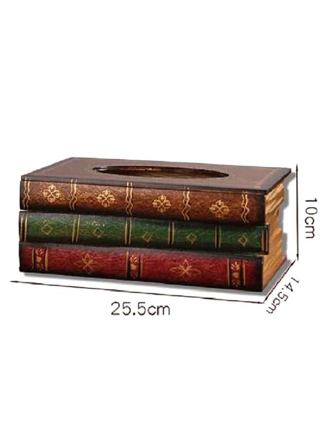 Sharpdo Vintage Book Design Decorative Tissue Holder Multicolour  - Image 2
