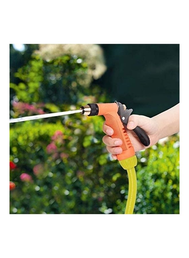 Generic Garden Hose Spray Nozzle Water Sprayer Gun Orange/Black - Image 2