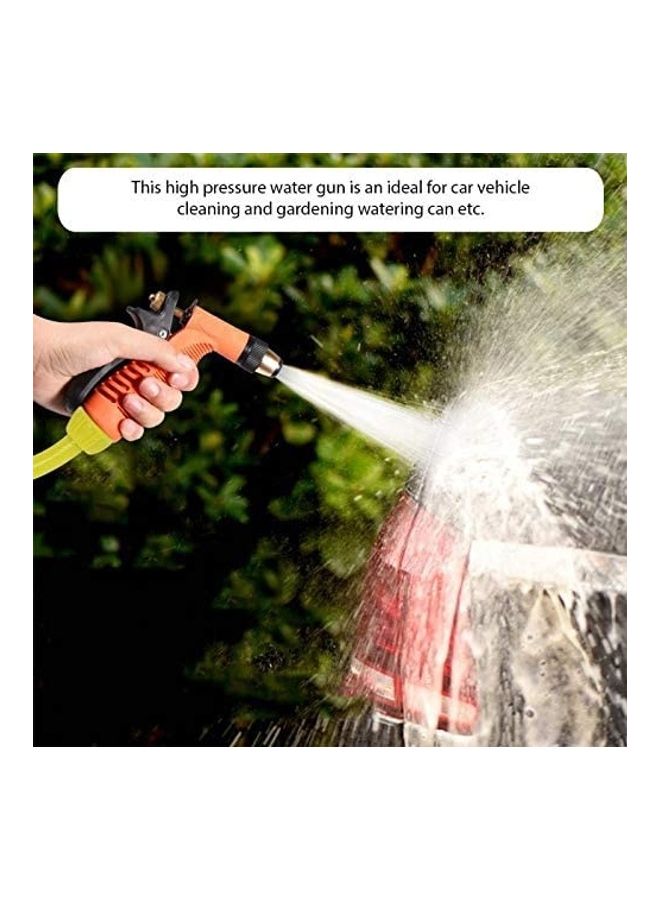 Generic Garden Hose Spray Nozzle Water Sprayer Gun Orange/Black - Image 3