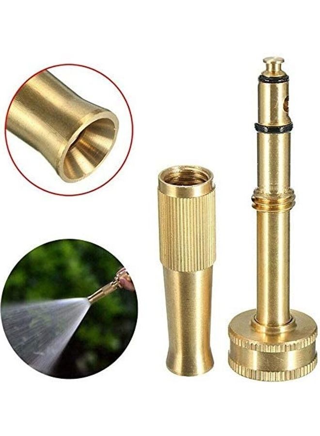 Solid Brass Fitting Hose Nozzle Gold - Image 5
