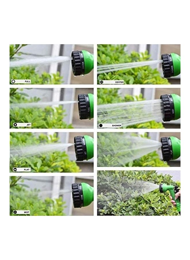 7-Pattern Sprinkler Nozzle Car Water Gun Green/Black - Image 3