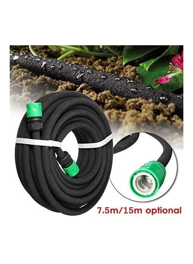 Soaker Hose Irrigation Leaking Tube 15M Black/Green - Image 2