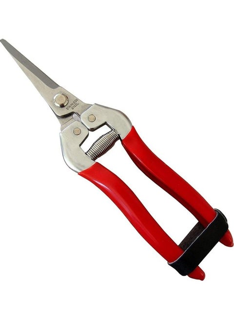 Multi-Tasking Garden Pruning Shear Silver/Red