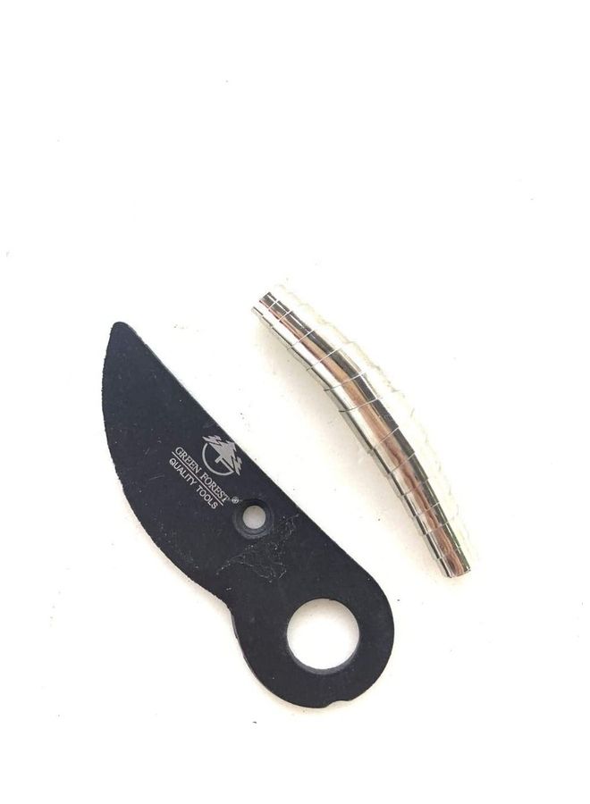 Generic - Stainless steel Pruning Shear with Extra Blade Red/Black/Silver - Image 1