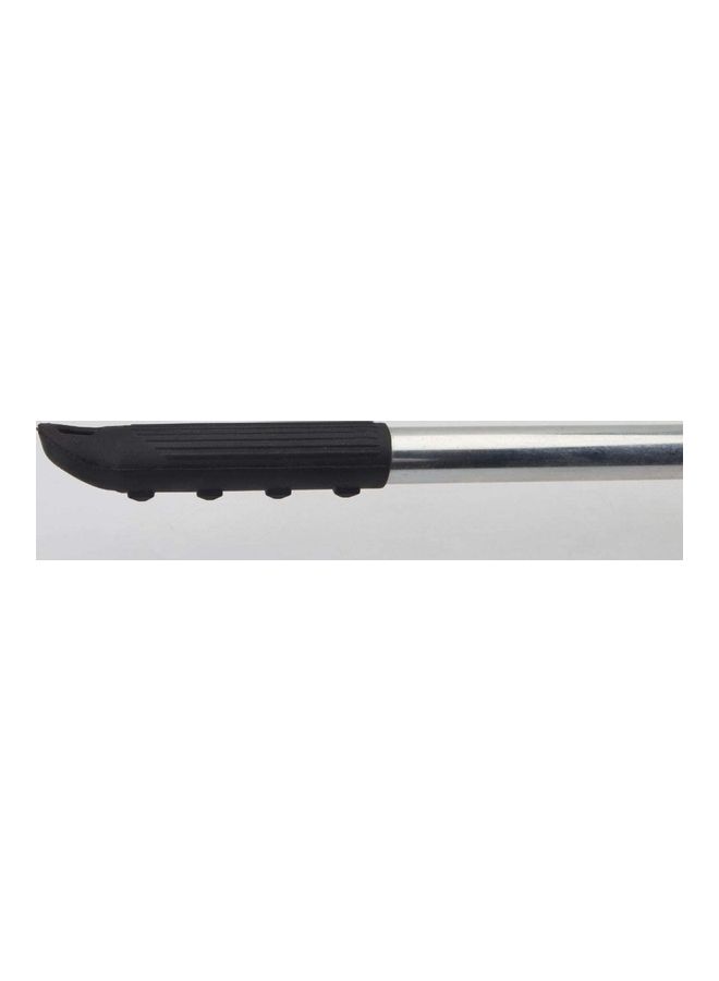 Professional Adjustable Telescopic Folding Leaf Rake Silver