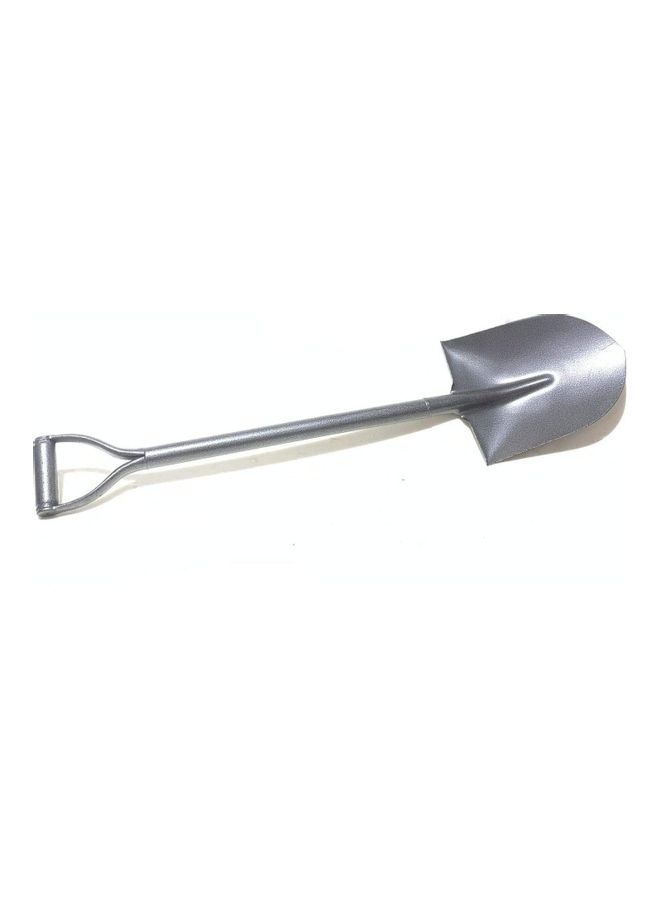 Mini Garden Spade Shovel with Short Handle Silver - Image 1