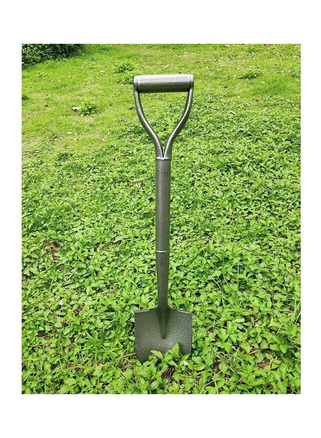 Mini Garden Spade Shovel with Short Handle Silver - Image 5