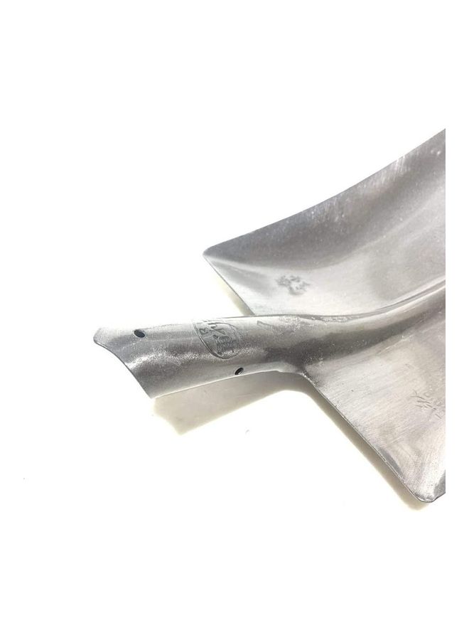 Garden Long Handle Aluminum Scoop Shovel Silver - Image 3