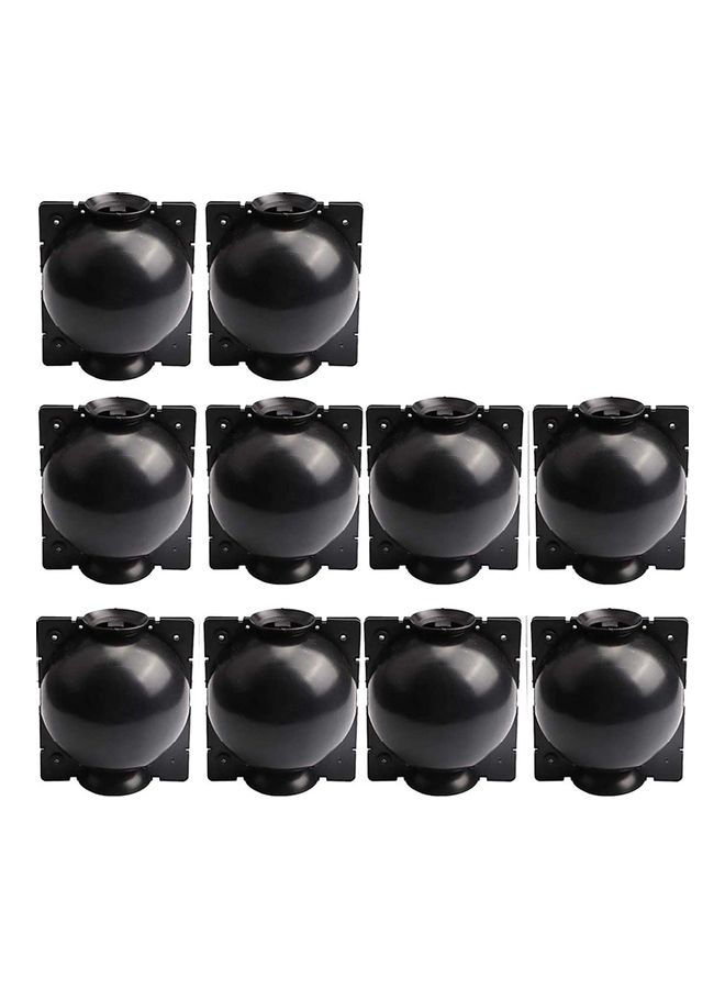10-Piece Plastic Plant Rooting Device Black - Image 1