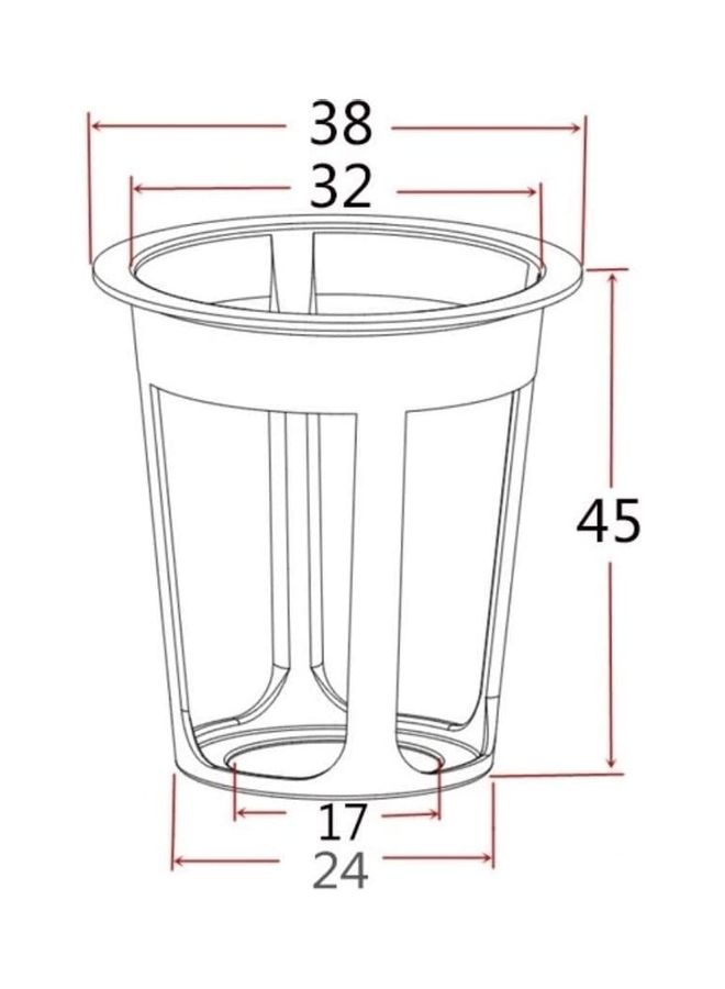 20-Piece Hydroponic Aeroponic Container White/Black - Image 3