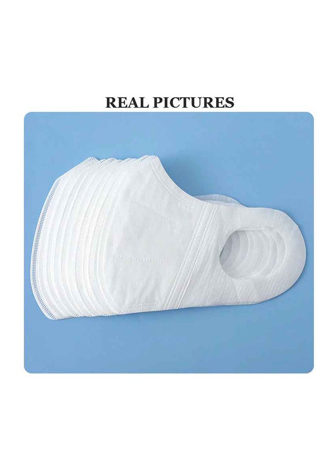 10-Pieces KN95 5 Layers Non Medical Protective Face Mask White  - Image 2