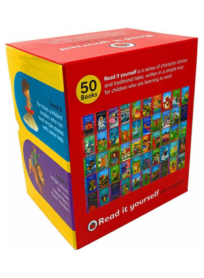 Read It Yourself With Ladybird: 50 Books Box Set: Level 1-4 paperback english - 1 jan. 2019  - Image 1