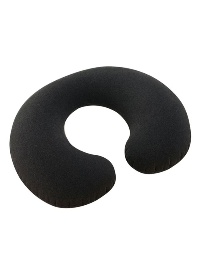 INTEX - Inflatable Neck Pillow Microfiber Black 36 x 30cm - Image 1