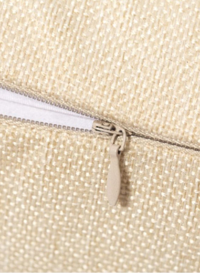 شاربدو غطاء وسادة مطبوعة من مودرن هوم linen أبيض/أخضر - Image 5