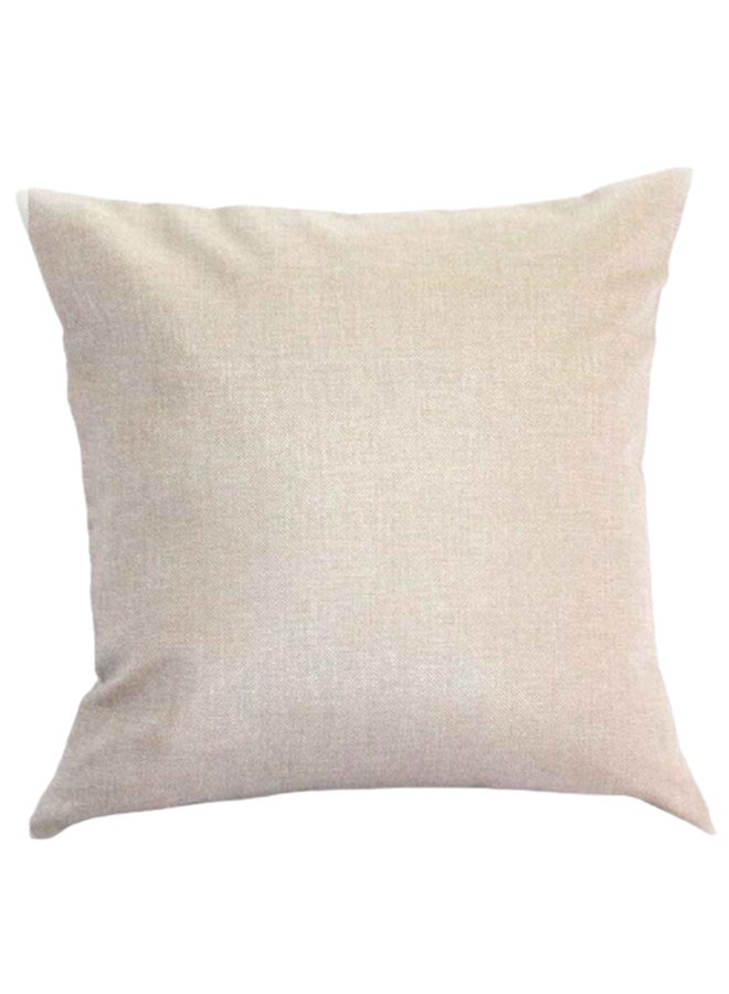 Sharpdo - Floral Printed Pillow Cover Linen White/Black - Image 1