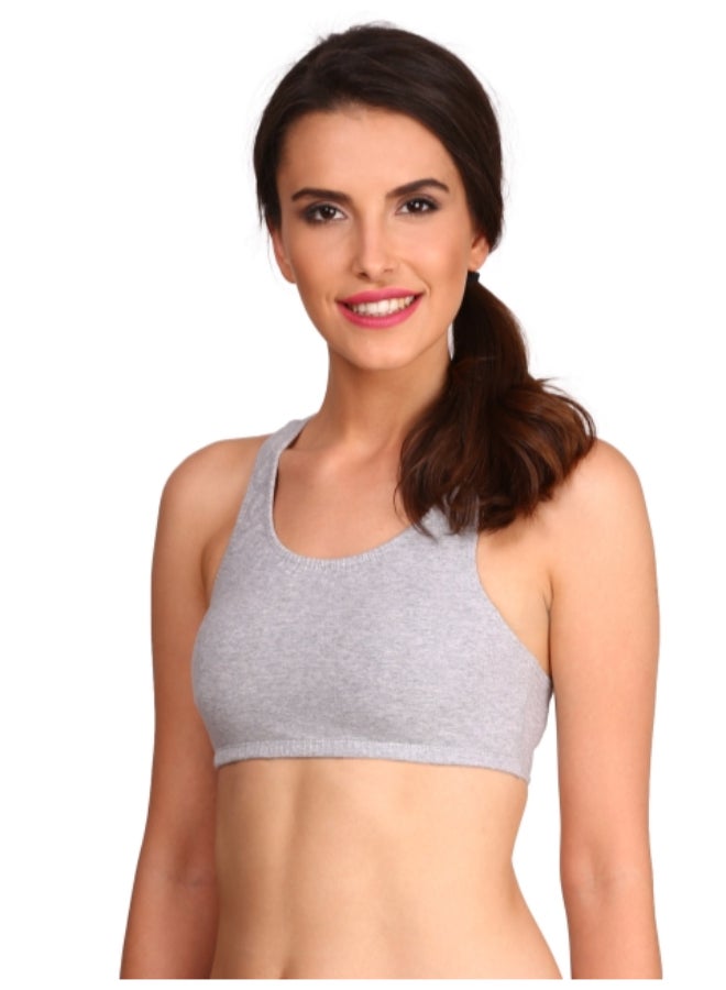 JOCKEY - Comfies Sports Bra Grey - Image 1