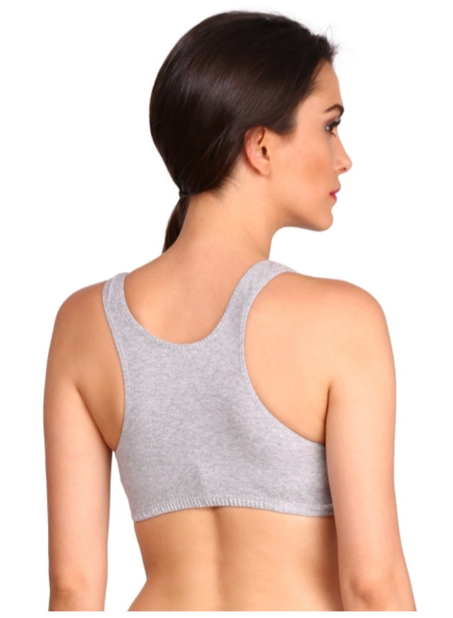 JOCKEY - Comfies Sports Bra Grey - Image 1