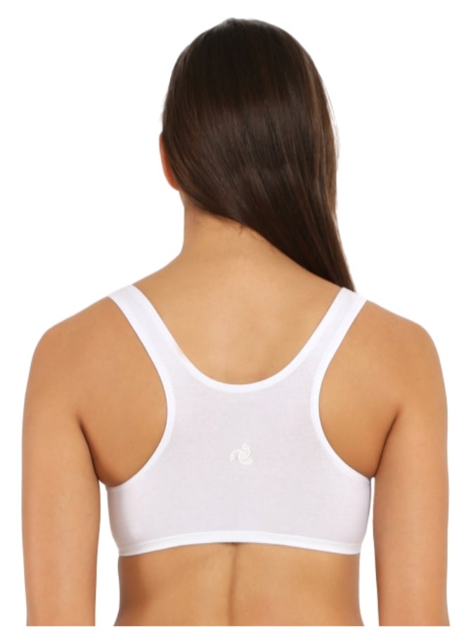 JOCKEY - Comfies Sports Bra White - Image 1