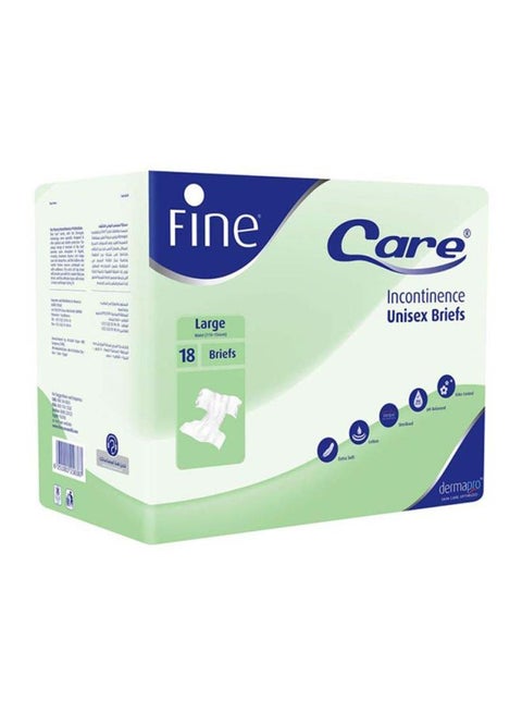 18-Piece Incontinence Briefs Set