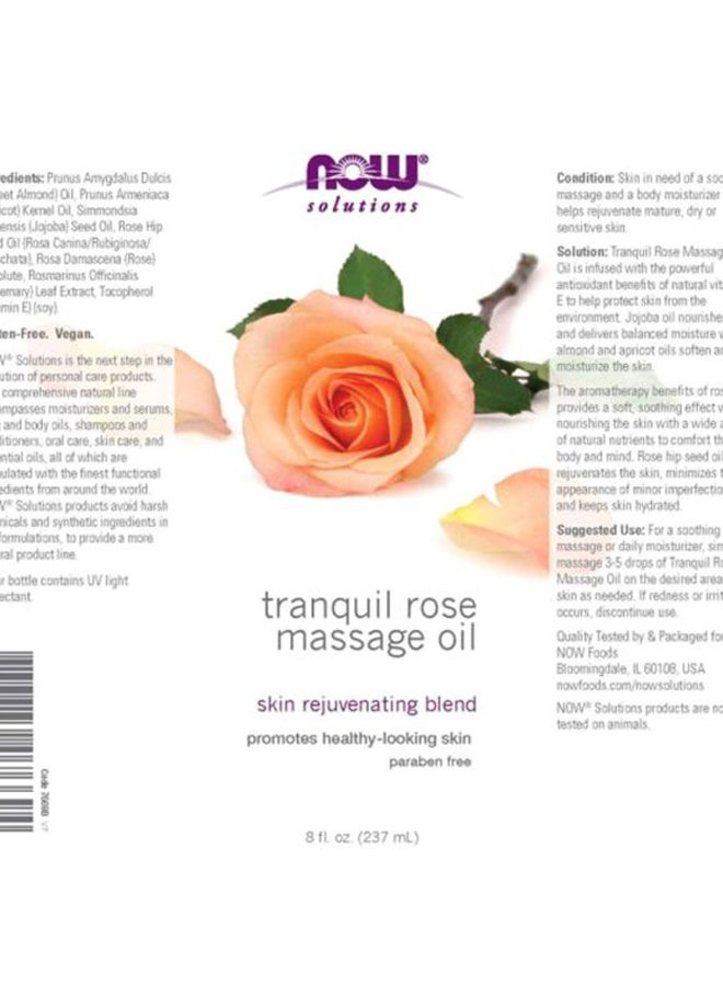 Now Foods Tranquil Rose Massage Oil - Image 3