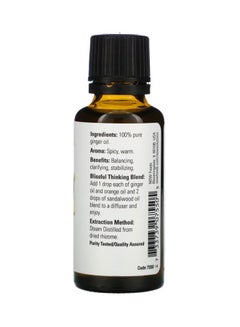 Now Foods 100% Pure Ginger Essential Oils 1 Fl. Oz.  - Image 2