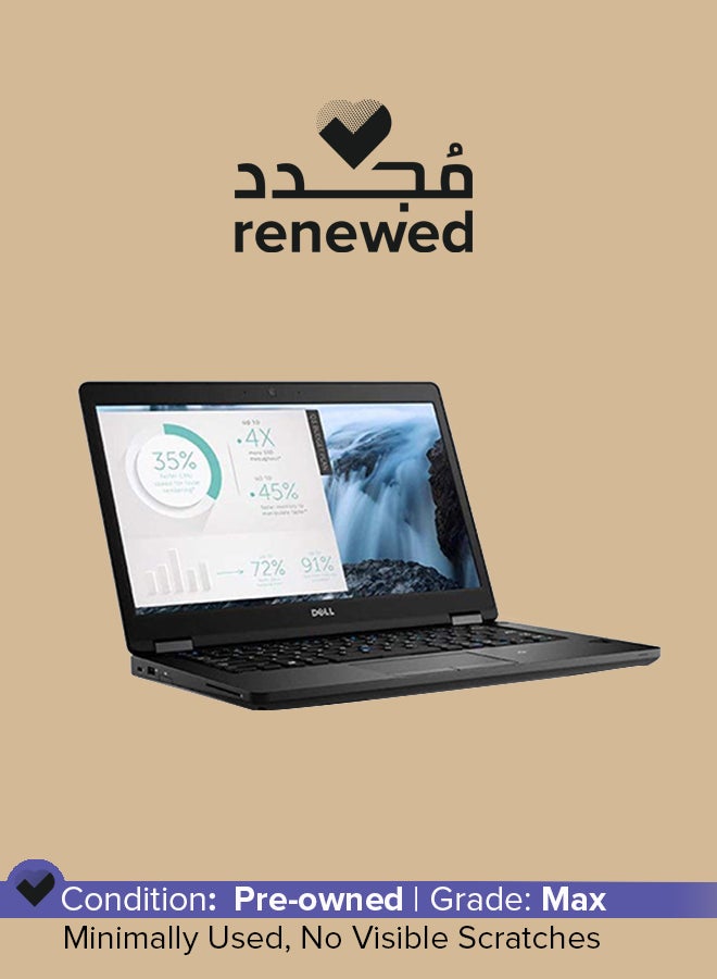 DELL Renewed - Latitude E5480 Laptop With 14-Inch Display,Intel Core i5 Processor/6th GEN/8GB RAM/256GB SSD/520 Integrated HD Graphics Black  - Image 1