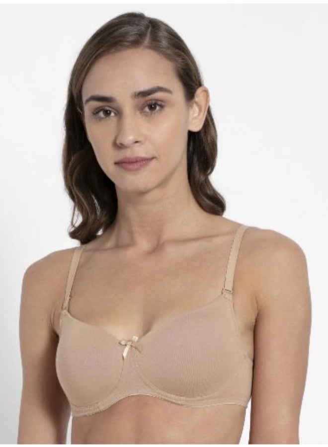 JOCKEY Essence Nonwired Padded Bra Beige 