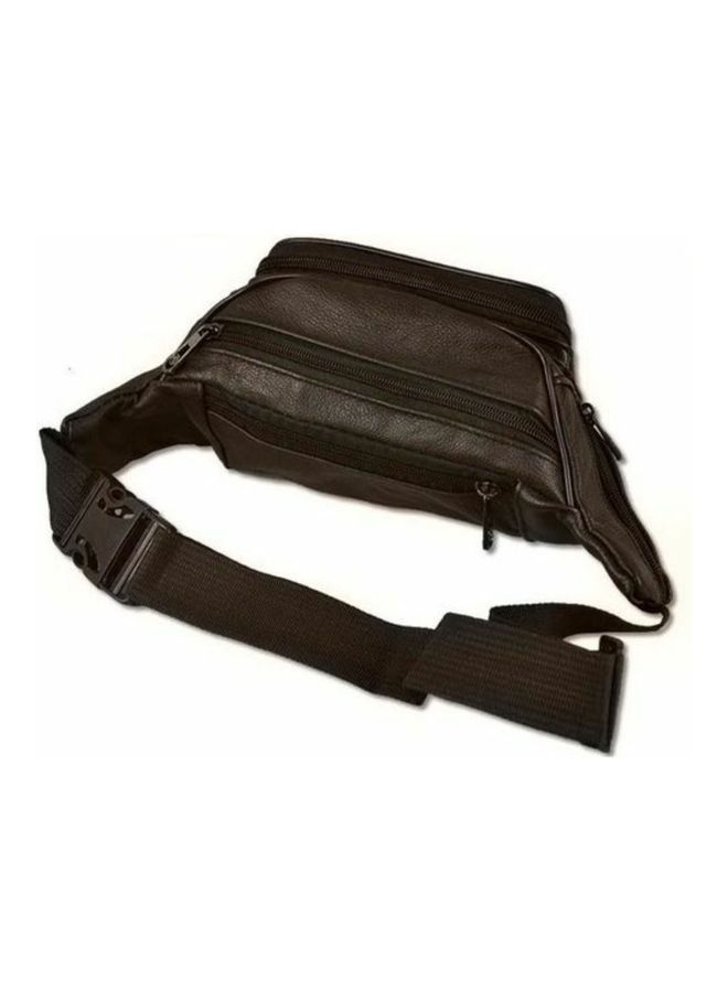Generic - Men Natural Leather Waist Belt Bag Brown - Image 1