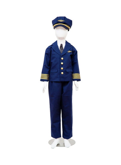 Child Pilot Costume Medium 8-10 years