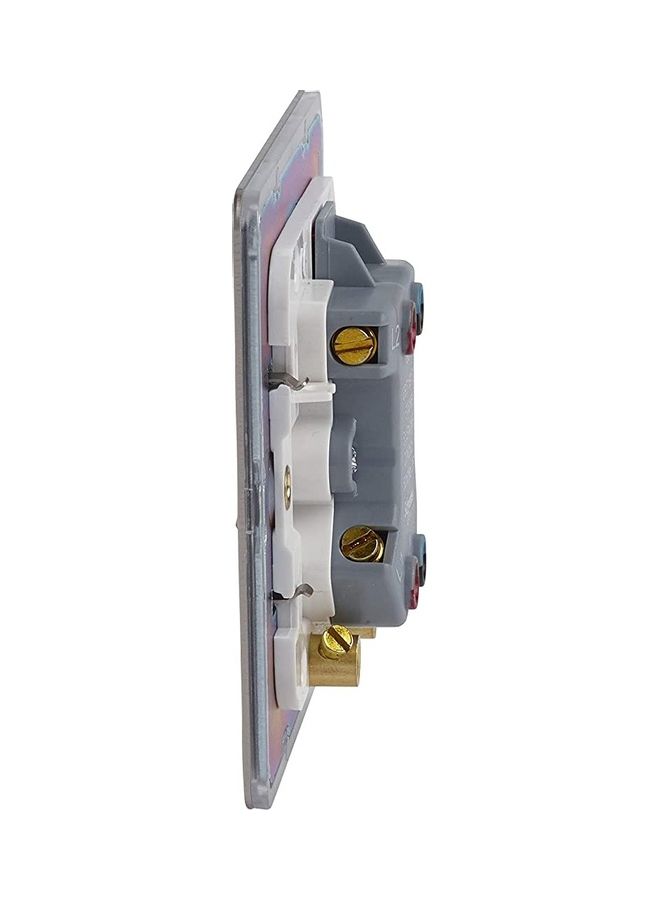 Schneider Screwless Flat Plate 20A DP Switch With Neon Grey - Image 3