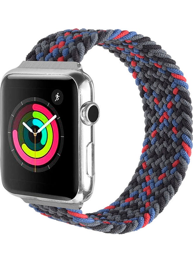5esha Replacement Strap Band For Apple Watch 42/44mm Multicolour