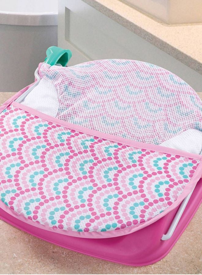 سامر إنفانت كرسي استحمام فاخر للأطفال بلون وردي/ أبيض/ أخضر - Image 2