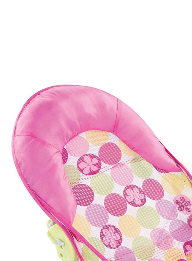سامر إنفانت هزازة استحمام فاخرة للأطفال بلون وردي/ أخضر/ أبيض - Image 2