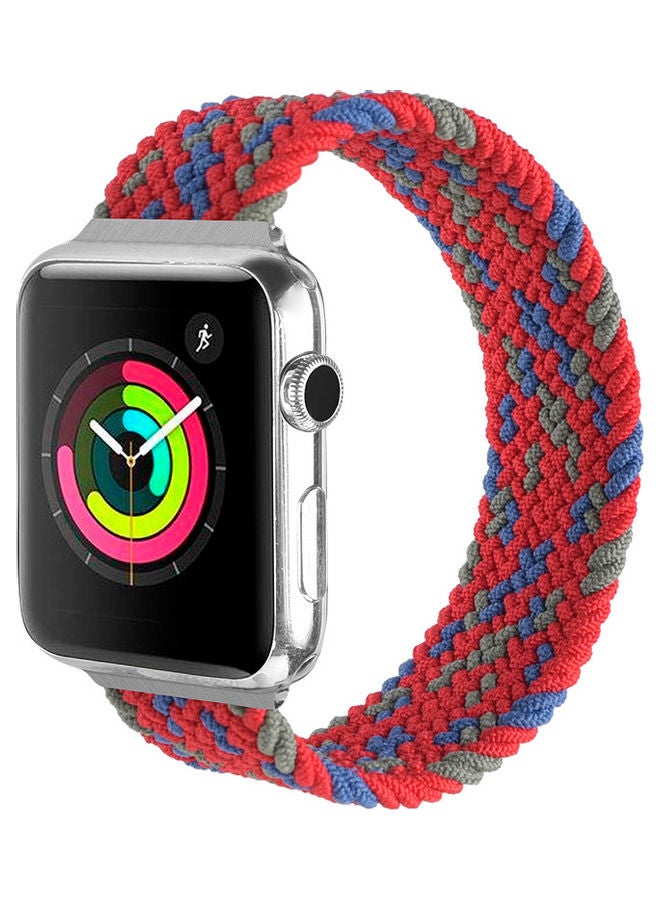 5esha Replacement Strap Band For Apple Watch 42/44mm Multicolour