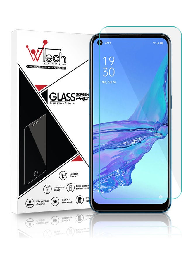 Wtech Tempered Glass Screen Protector For Oppo A53 Clear - Image 1